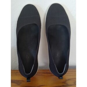 Vionic Uptown Knit Summer Black Flats Size 9.5